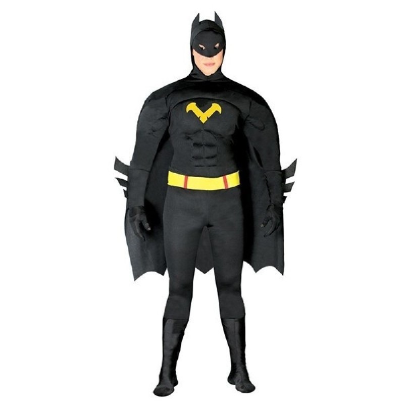 DISFRAZ BLACK HERO, ADULTO, 48 – 50 (M)